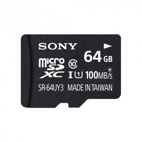 solde carte micro sd 64 go avec adapteur déstockage carte micro sd rapide de classe 10 Sony SR-64UY3A pas cher
