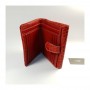 Destockage portefeuille lancel adjani croco rouge en soldes