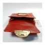 Destockage portefeuille lancel adjani croco rouge en soldes