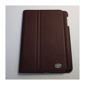 Solde Lancel déstockage étui iPad Mini en cuir grainé bordeaux Remember Me Lancel pas cher
