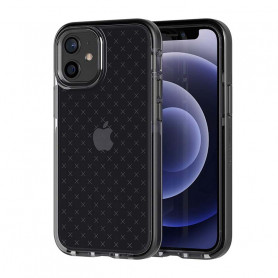 Tech21 Evo Check iPhone 12 Mini Case Smokey Black