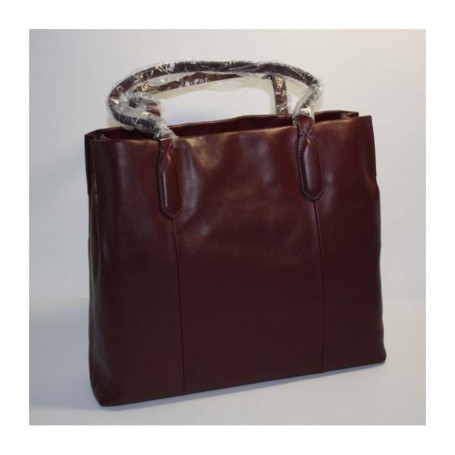 Soldes Lancel sac femme en cuir rouge Shopper Les Rendez-Vous