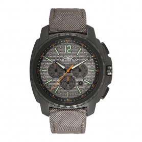 Déstockage montre homme Bomberg Maven Chronograph Black Green cadran 44 mm en soldes