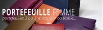 Déstockage portefeuilles femme. Soldes portefeuilles femme en cuir, portefeuille 2 ou 3 volets