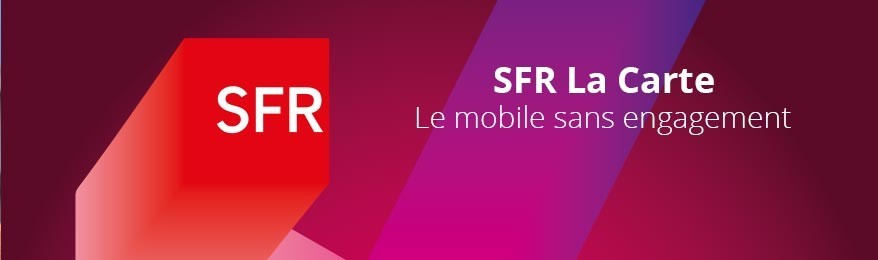SFR La Carte une carte SIM prépayée sans abonnement pour appeler, envoyer des SMS et surfer sur internet mobile