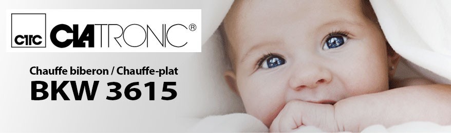 Chauffe biberon - Chauffe plat bébé CLATRONIC BKW 3615